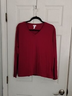Jockey Women's V-Neck Long Sleeve Shirt